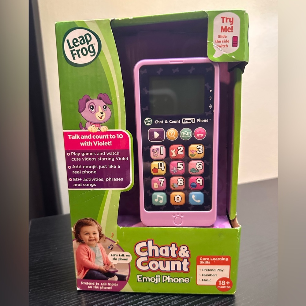 Leap Frog play phone learning toy phone for kids NIB